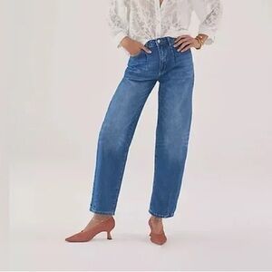 Pilcro and the Letterpress by Anthropologie The Breaker Relaxed Barrel Jeans